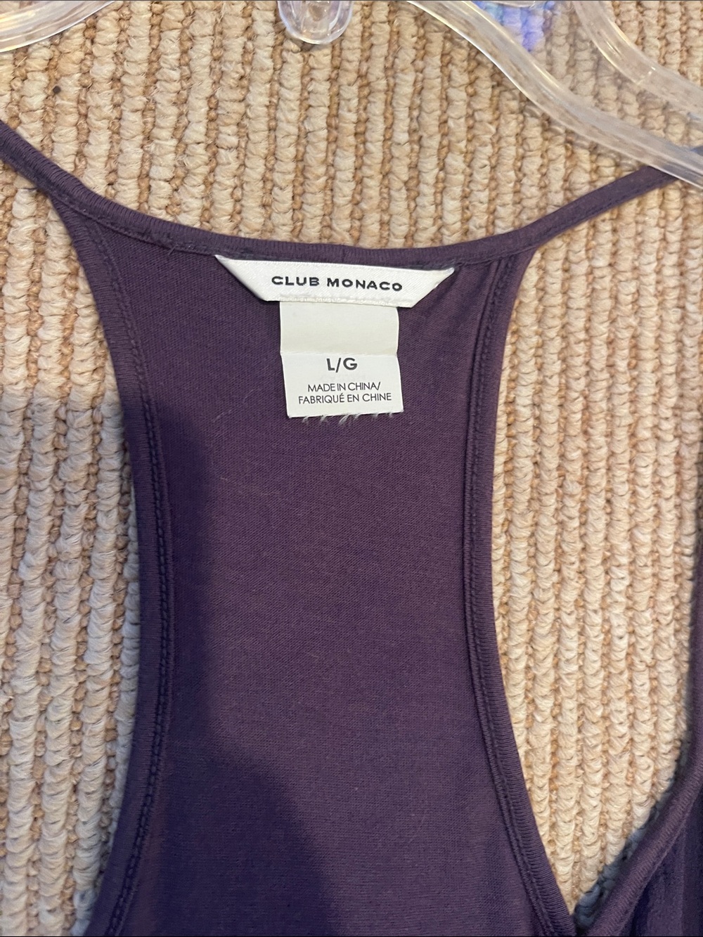 Tiered Ruffle Racerback Tank Top - Plum - Picture 3 of 8
